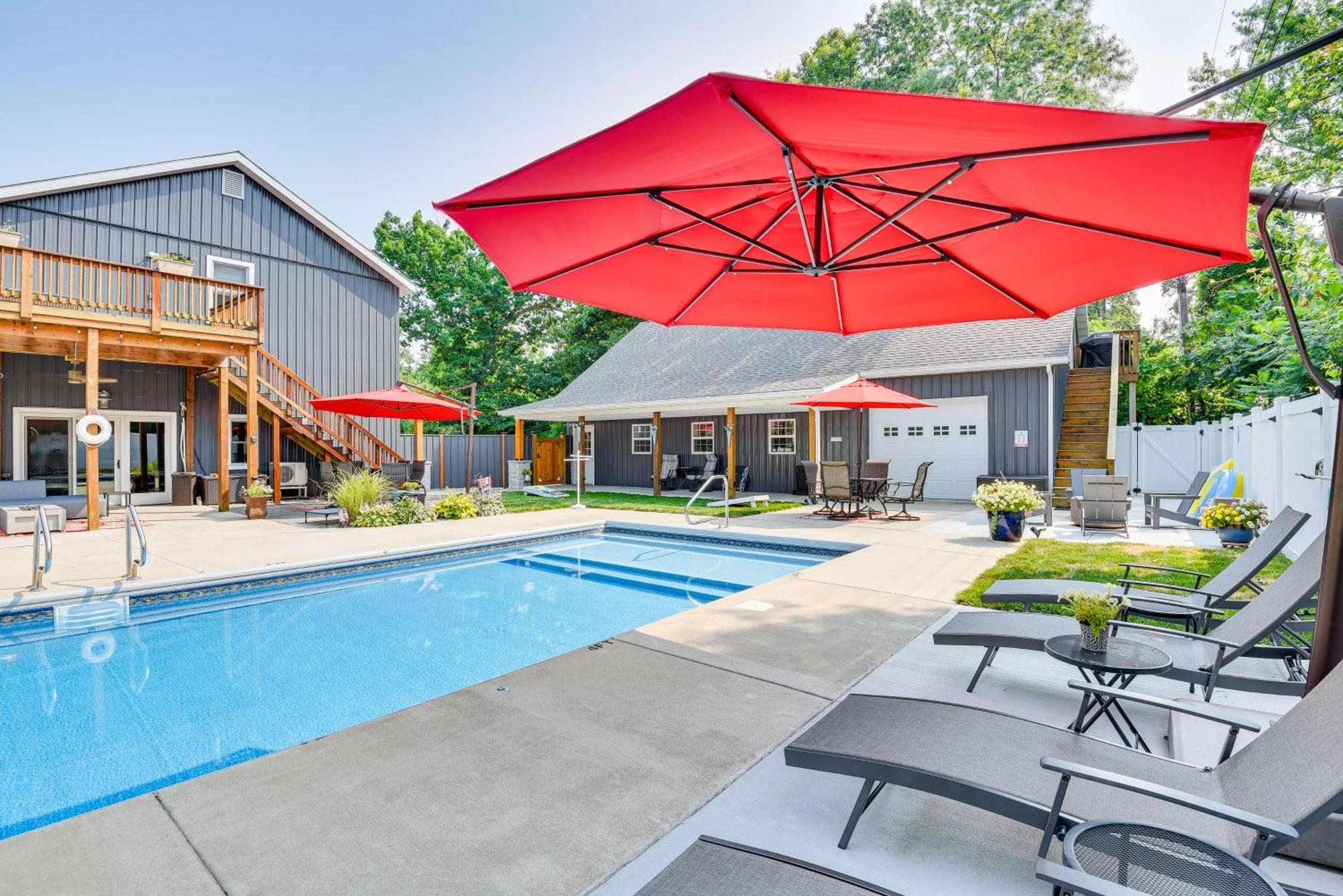 Benton Harbor Apt With Balcony And Shared Fire Pit Exterior foto